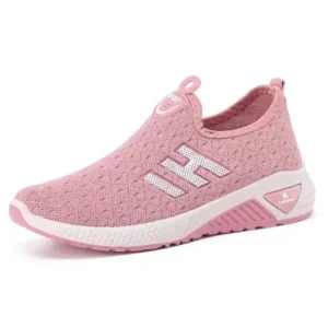 Cupcarrom Women Fashion Fly Woven Breathable Casual Sneakers