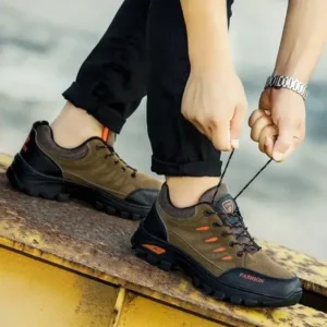 Cupcarrom Men'S Casual Outdoor Non-Slip Hiking Sneakers