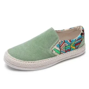 Cupcarrom Men'S Fashion Espadrille Sole Canvas Shoes