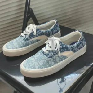 Cupcarrom Vintage Breathable Printed Canvas Shoes