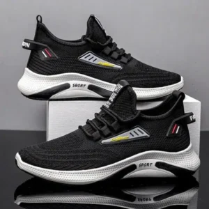 Cupcarrom Men Fashion Mesh Breathable Sneakers