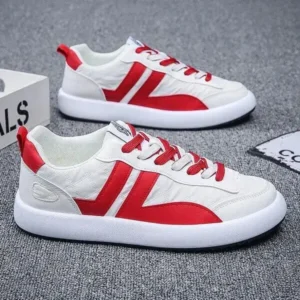 Cupcarrom Men Fashion Color Matching Low Top Shoes