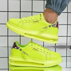 Cupcarrom Men Fashion Candy Color Air Cushion Sneakers