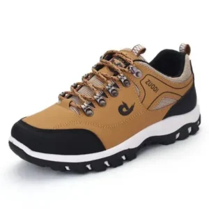 Cupcarrom Men'S Fashion Round Toe Low Top Large Size Casual Mountaineering Sneakers