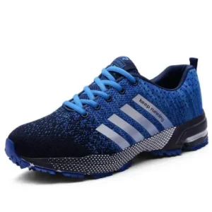 Cupcarrom Men Fashion Fly Woven Mesh Breathable Low Top Sneakers