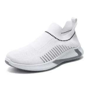 Cupcarrom Men Fashion Summer Flyknit Breathable Sneakers