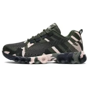 Cupcarrom Couple Casual Camouflage Pattern Lace Up Design Breathable Sneakers