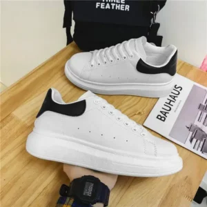 Cupcarrom Men Fashion Thick Sole Breathable Lightweight Sneakers