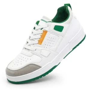 Cupcarrom Men Casual Low Top Breathable Pu Sports Shoes