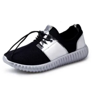 Cupcarrom Men Casual Color Matching Mesh Breathable Wear-Resistant Sports Shoes