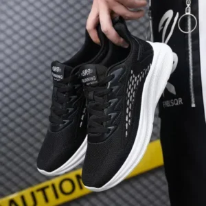 Cupcarrom Men'S Fashion Color Matching Breathable Running Sneakers