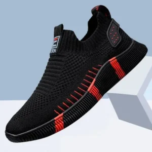 Cupcarrom Men'S Fashion Color Matching Mesh Breathable Sneakers