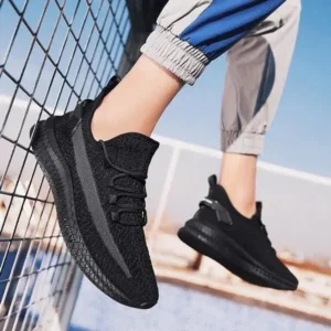 Cupcarrom Men Casual Lightweight Breathable Mesh Sneakers