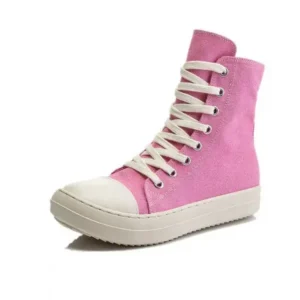 Cupcarrom Women Fashion Platform Stitched Casual High Top Espadrilles