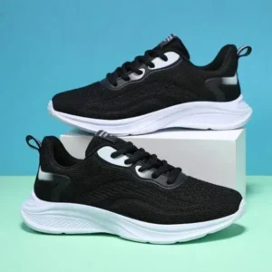 Cupcarrom Women Fashion Soft Sole Fly Knit Sneakers