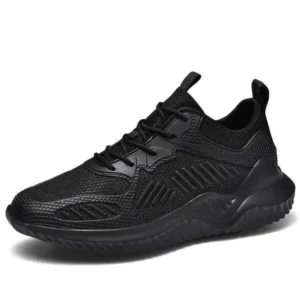 Cupcarrom Men Fashion Breathable Mesh Thick Sole Plus Size Sneakers